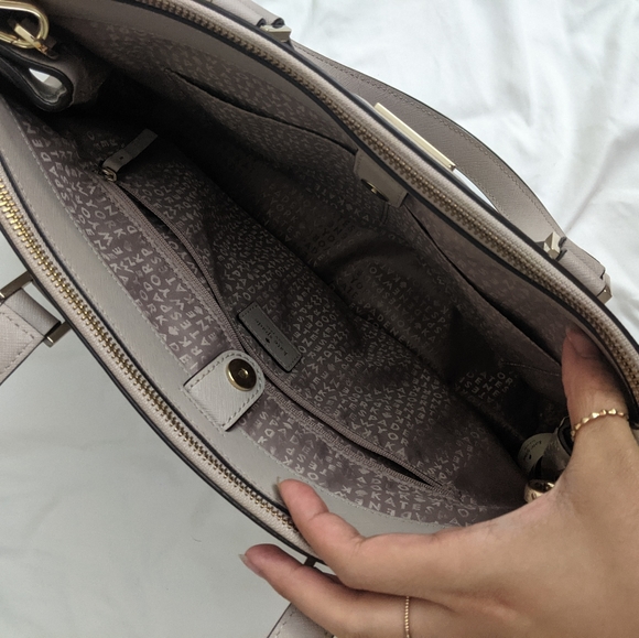 Kate Spade Saffiano Double zipper Satchel - Picture 3 of 7